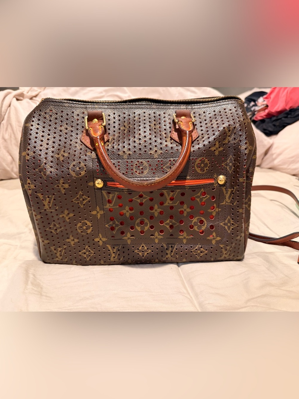 Authentic Louis Vuitton Speedy 30 Perforated Orange 🍊 Rare
